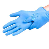 Maxbell 2x10Pcs Strong Nitrile Gloves Powder Free Pet Care Protective Gloves Blue XL