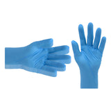 Maxbell 4x10Pcs Strong Nitrile Gloves Powder Free Pet Care Protective Gloves Blue XL