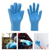 Maxbell 4x10Pcs Strong Nitrile Gloves Powder Free Pet Care Protective Gloves Blue XL