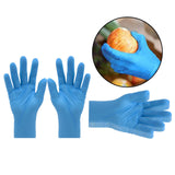 Maxbell 4x10Pcs Strong Nitrile Gloves Powder Free Pet Care Protective Gloves Blue XL