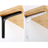 Maxbell 3xHeavy Duty Shelf Bracket Wall Hanging Shelve L Shaped Brackets Black 2Inch