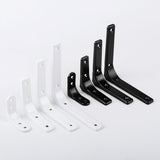 Maxbell 3xHeavy Duty Shelf Bracket Wall Hanging Shelve L Shaped Brackets Black 2Inch