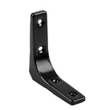 Maxbell 4xHeavy Duty Shelf Bracket Wall Hanging Shelve L Shaped Brackets Black 3Inch