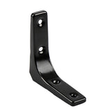 Maxbell 2xHeavy Duty Shelf Bracket Wall Hanging Shelve L Shaped Brackets Black 3Inch
