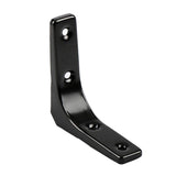 Maxbell 3xHeavy Duty Shelf Bracket Wall Hanging Shelve L Shaped Brackets Black 3Inch
