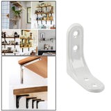 Maxbell 2xHeavy Duty Shelf Bracket Wall Hanging Shelve L Shaped Brackets White 2Inch