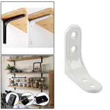 Maxbell 3xHeavy Duty Shelf Bracket Wall Hanging Shelve L Shaped Brackets White 2Inch