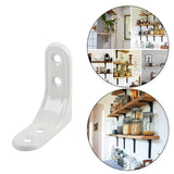 Maxbell 3xHeavy Duty Shelf Bracket Wall Hanging Shelve L Shaped Brackets White 2Inch