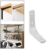 Maxbell 2xHeavy Duty Shelf Bracket Wall Hanging Shelve L Shaped Brackets White 3Inch