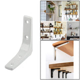 Maxbell 4xHeavy Duty Shelf Bracket Wall Hanging Shelve L Shaped Brackets White 3Inch