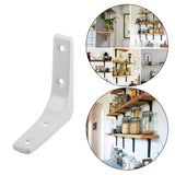 Maxbell 4xHeavy Duty Shelf Bracket Wall Hanging Shelve L Shaped Brackets White 3Inch