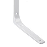 Maxbell 4xHeavy Duty Shelf Bracket Wall Hanging Shelve L Shaped Brackets White 6Inch