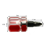 Maxbell 4xPortable Screwdriver Kit Repair Tools Transparent Handle Precision Repair Red