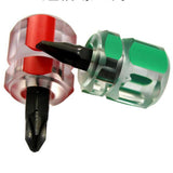 Maxbell 2xPortable Screwdriver Kit Repair Tools Transparent Handle Precision Repair Red