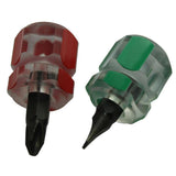 Maxbell 2xPortable Screwdriver Kit Repair Tools Transparent Handle Precision Repair Red