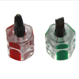 Maxbell 2xPortable Screwdriver Kit Repair Tools Transparent Handle Precision Repair Red
