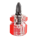 Maxbell 3xPortable Screwdriver Kit Repair Tools Transparent Handle Precision Repair Red