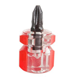 Maxbell 2xPortable Screwdriver Kit Repair Tools Transparent Handle Precision Repair Red