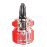 Maxbell 4xPortable Screwdriver Kit Repair Tools Transparent Handle Precision Repair Red