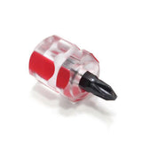 Maxbell 2xPortable Screwdriver Kit Repair Tools Transparent Handle Precision Repair Red