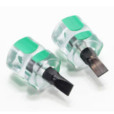 Maxbell 4xPortable Screwdriver Kit Repair Tools Transparent Handle Precision Repair Green