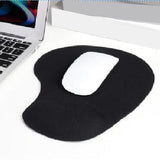 Mouse Pad Non-slip Mat Wrist Rest Rubber for Office Home Desk Computer Black