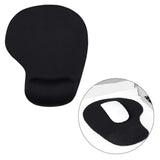 Mouse Pad Non-slip Mat Wrist Rest Rubber for Office Home Desk Computer Black