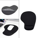 Mouse Pad Non-slip Mat Wrist Rest Rubber for Office Home Desk Computer Black