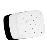 Maxbell 3xAir Fryer Lining Paper 100 Pack Perforated Parchment Steam Paper Square 18cm
