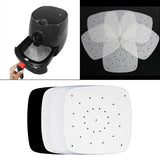 Maxbell 2xAir Fryer Lining Paper 100 Pack Perforated Parchment Steam Paper Square 18cm