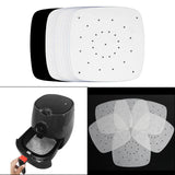 Maxbell 4xAir Fryer Lining Paper 100 Pack Perforated Parchment Steam Paper Square 18cm