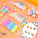 Maxbell 4x6 Pcs Cartoon Mini Highlighters Pens Set Marker Graffi Color Pens for School C
