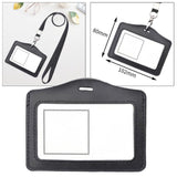 Maxbell 2xID Badge Holder with Neck Lanyard Multipurpose Badge Holder for Shop School