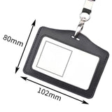 Maxbell 4xID Badge Holder with Neck Lanyard Multipurpose Badge Holder for Shop School
