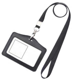 Maxbell 4xID Badge Holder with Neck Lanyard Multipurpose Badge Holder for Shop School