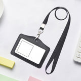 Maxbell 3xID Badge Holder with Neck Lanyard Multipurpose Badge Holder for Shop School