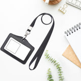 Maxbell 4xID Badge Holder with Neck Lanyard Multipurpose Badge Holder for Shop School