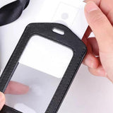 Maxbell 2xID Badge Holder with Neck Lanyard Multipurpose Badge Holder for Shop School