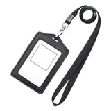 Maxbell 2xID Badge Holder with Neck Lanyard Multipurpose Badge Holder for Shop School