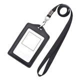Maxbell 4xID Badge Holder with Neck Lanyard Multipurpose Badge Holder for Shop School