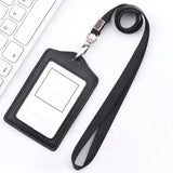 Maxbell 3xID Badge Holder with Neck Lanyard Multipurpose Badge Holder for Shop School