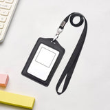 Maxbell 2xID Badge Holder with Neck Lanyard Multipurpose Badge Holder for Shop School