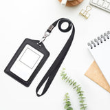 Maxbell 4xID Badge Holder with Neck Lanyard Multipurpose Badge Holder for Shop School
