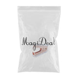 Maxbell 2xManual Stapler Transparent Acrylic for Bookbinding Document Office Supplies Rose Gold