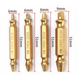 Maxbell 2xDamaged Screw Extractor Drill Bit Set  Damaged Bolt Remover 3105C 4pcs