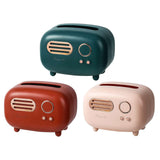 Maxbell 2x Radio Tissue Box Cover Napkin Storage Box for TV Cabinet Car Furnishings