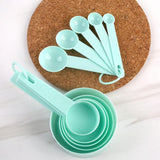 Maxbell 3x10x Measuring Spoons & Cups Coffee Scoops Teaspoon with Scale Pink