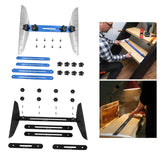 Maxbell Stair Treads Gauge Template Shelf Scribe Tools for Stairs Risers Blue