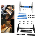 Maxbell Stair Treads Gauge Template Shelf Scribe Tools for Stairs Risers Blue