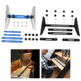 Maxbell Stair Treads Gauge Template Shelf Scribe Tools for Stairs Risers Blue